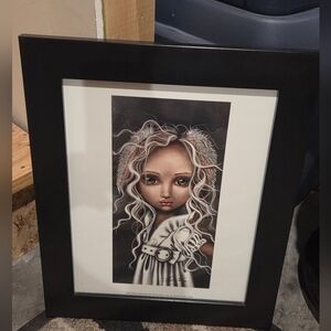 Black Framed Art Print